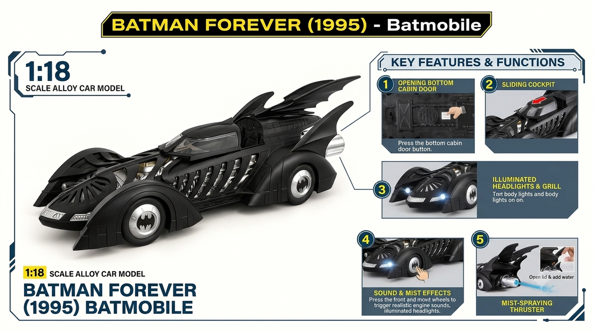 BATMAN Forever (1995) 1:18 Scale